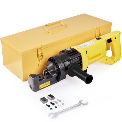 Happybuy Electric Hydraulic Rebar Cutter,900W Portable Electric Rebar Cutter,Cutting up to 5/8 Inch #5 4-16mm Rebar within 3 Seconds,110V,with Easy to Carry Stainless Box(900W RC-16)