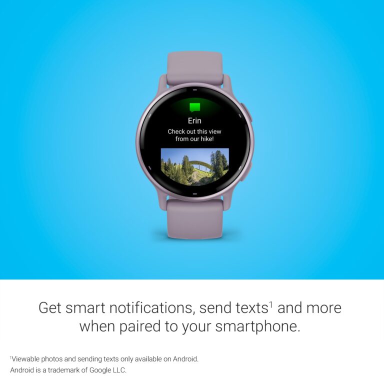 Garmin vívoactive 5, Health and Fitness GPS Smartwatch, AMOLED Display, Up to 11 Days of Battery, Orchid - Image 2