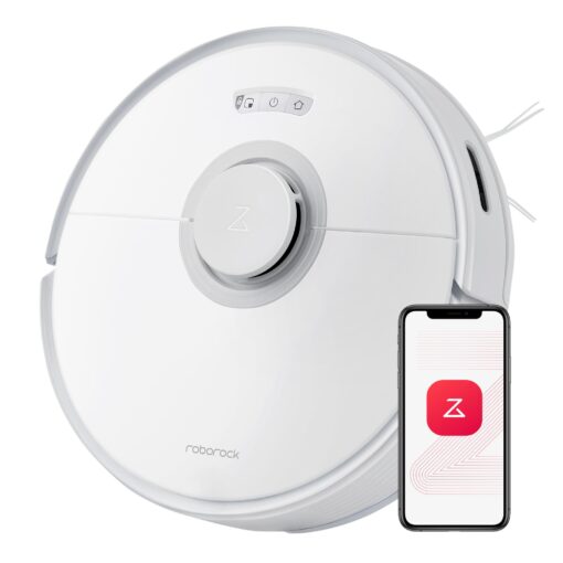roborock Q7 Max Robot Vacuum and Mop Combo, 30-Level Water Flow Control, 4200Pa Suction, PreciSense LiDAR Navigation, No-Go Zone, No-Mop Zone, App & Voice Control, Ideal for Pet Hair