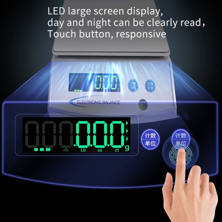 JAJKAFCL Lab Analytical Balance 500 X 0.001g High Precision Electronic Scale LCD Display Scientific Scale with Calibration, PCS, Unit Convert for Kitchen and Jewelry Balance(500g/0.001g) - Image 5