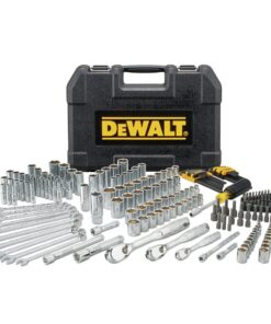 DEWALT Mechanics Tool Set, 1/4" & 3/8" & 1/2" Drive, SAE/Metric, 205-piece (DWMT81534)