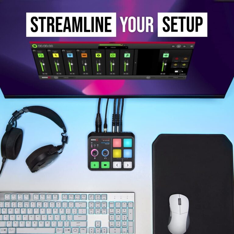 RØDE X Streamer X Professional Integrated Audio Interface and 4K Video Capture Card with XLR, HDMI and TRRS Connectivity for Streaming, Gaming and Content Creation - Image 3