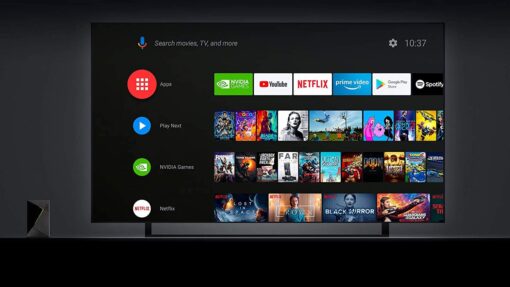 NVIDIA SHIELD Android TV Pro Streaming Media Player; 4K HDR movies, live sports, Dolby Vision-Atmos, AI-enhanced upscaling, GeForce NOW cloud gaming, Google Assistant Built-In, Works with Alexa - Image 2