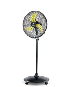 FUGOO 20'' Outdoor Oscillating Pedestal Fan With All Sealed Brushless DC Motor, 4-Speed Waterproof Outdoor Fan, Heavy Duty Industrial Floor Fans for House,Patios, Commercial, Garage, Warehouse