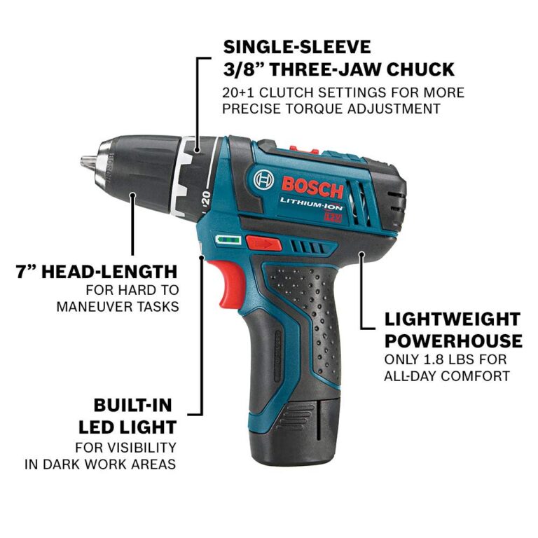 BOSCH 12V Max Cordless Drill/Driver and Impact Driver Combo Kit with Assorted Impact Tough Screwdriving Custom Case System Set - Image 6