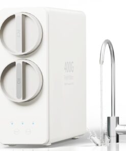 TOKIT Reverse Osmosis System, U1 SE Tankless Reverse Osmosis Water Filter, NSF/ANSI 58, Under Sink Water Filter RO System with Faucet,400 GPD 2:1 Pure to Drain,Reduces TDS