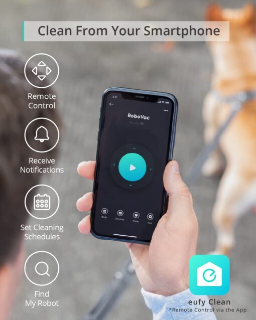 eufy Robot Vacuum 15C MAX, Wi-Fi Connected Robot Vacuum Cleaner, Super Thin, Max 2000pa Suction, Self-Charging Robotic Vacuum Cleaner - Image 6