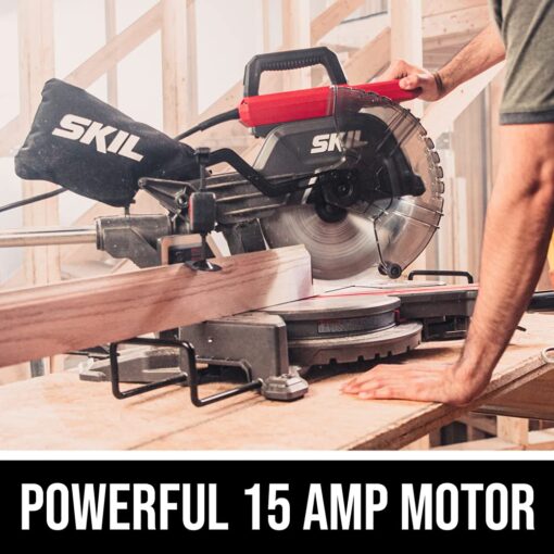 SKIL 10" Dual Bevel Sliding Compound Miter Saw-MS6305-00 - Image 8