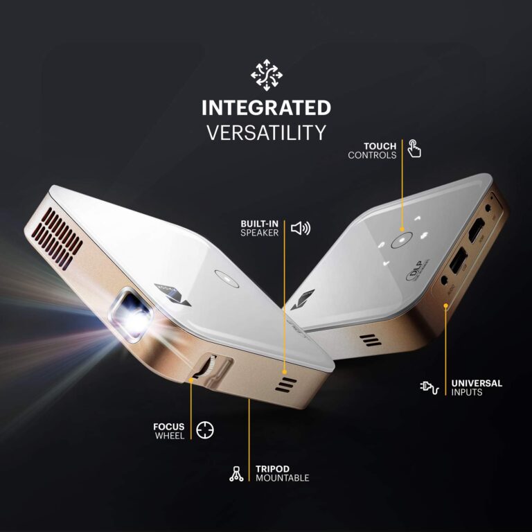 KODAK Luma 350 Portable Smart Projector w/ Luma App | Ultra HD Rechargeable Video Projector w/ Onboard Android 6.0, Streaming Apps, Wi-Fi, Mirroring, Remote Control & Crystal-Clear Imaging - Image 5