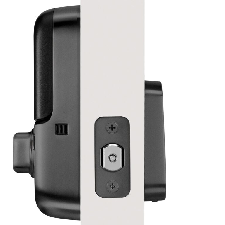 Yale Assure Deadbolt Lock, Black Suede Keyless Non-Connected Entry Door Lock with Digital Keypad Touchscreen for Code Entry, ‎YRD256-NR-BSP - Image 4
