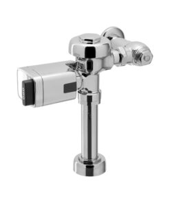 Sloan Regal 111 SFSM Exposed Sensor Water Closet Flushometer, 1.6 GPF Flush Valve - Infrared Sensor w/True Mechanical Override, Single Flush, Fixture Connection Top Spud, Battery Powered, 3980095