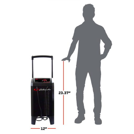 Schumacher Electric Farm and Ranch Wheeled Battery Charger and Engine Starter, FR01336, 4-in-1, Fully Automatic, 250 Cranking Amps, 50 Amp Boost Mode, 6V, 12V, for Car, Truck, Marine - Image 2