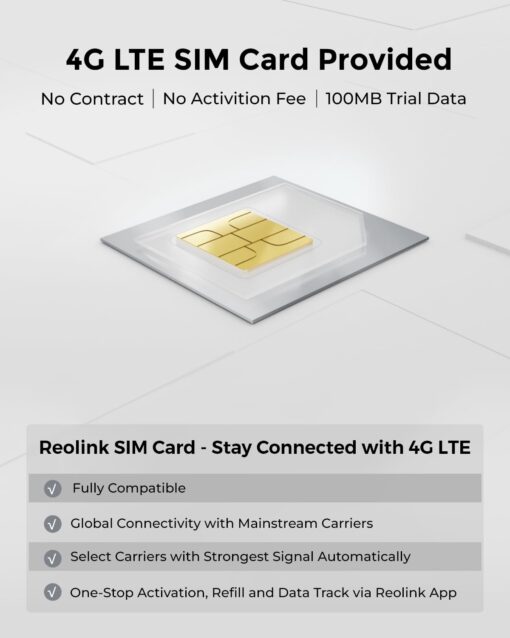 REOLINK 5MP 4G LTE Cellular Security Camera Outdoor, 360° Pan-Tilt, Sim+32GB SD Card Included, Wireless Solar Powered, Color Night Vision, Smart AI Detection, Go PT Plus+Solar Panel, Updated Version - Image 6