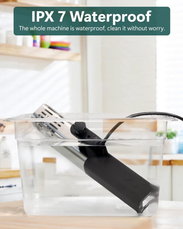 Kursinna Sous Vide Machine with Vacuum Sealer Machine Pack, 1000W Sous Vide Cooker and 90kPa Powerful 8 in 1 Food Sealer for Food Preserve - Image 3