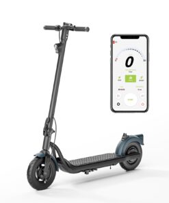Electric Scooter for Adults - Foldable, 500W Motor, 19 MPH Top Speed, 21 Miles Range, 10" Pneumatic Tires, Dual Brakes, IPX4 Waterproof, UL2272 Certified, App-Controlled E-Scooter