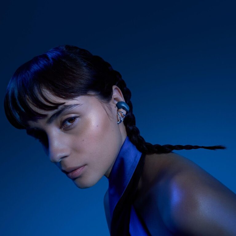 Bose Ultra Open Bluetooth Earbuds, True Wireless Earbuds with OpenAudio for Awareness, Clip On Design for Comfort, Immersive Audio, Up to 48 Hrs of Playtime, Lunar Blue - Limited Edition Color - Image 5