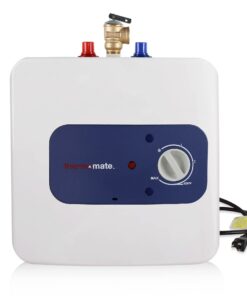 thermomate Mini Tank Water Heater Electric, 1.32 Gallons Small Under Sink Water Heater for Point of Use Instant Hot Water 110V 120V, Wall or Floor Mounted, UL Listed ES150