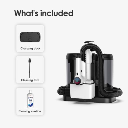 Tineco CARPET ONE Spot Smart Cordless Carpet and Upholstery Spot Cleaner, Portable, Lightweight, Quiet Operation, LED Screen - Image 2