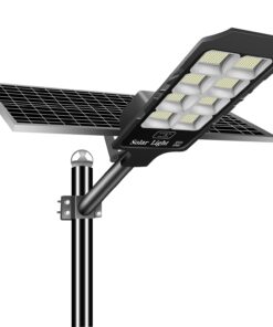 Solar Street Lights Outdoor, 6600W Solar Flood Parking Lot Lights With Remote Security Motion Sensor Led Fixture Dusk to Dawn IP66 Waterproof For Stadium,Pathway,Yard,Driveway,Roadway,Basketball Court