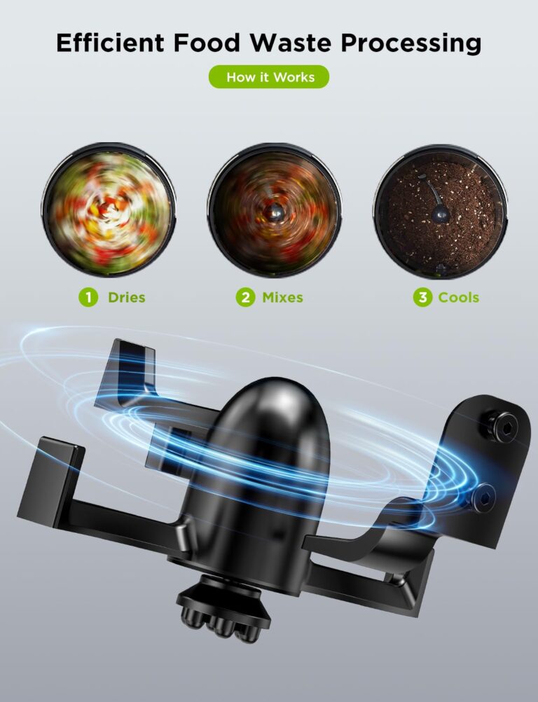 GoveeLife Smart Electric Composter for Kitchen, 3L Compost Bin Indoor with App & Voice Control, Auto-Cleaning, 3 Modes, Turn Food Waste to Fertilizer for Garden, Food Waste Compost Machine - Image 2