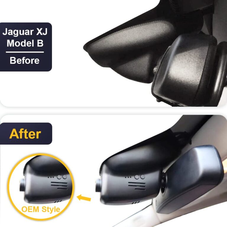 Fitcamx 4K Dual Dash Cam for 2011-2015 Jaguar XJ XJL R-Sport Portfolio Supercharged (Model B), OEM Style, Front 2160P+Rear 1080P Video, WiFi & APP, Loop Recording, G-Sensor, Easy to Use, 128GB Card - Image 4