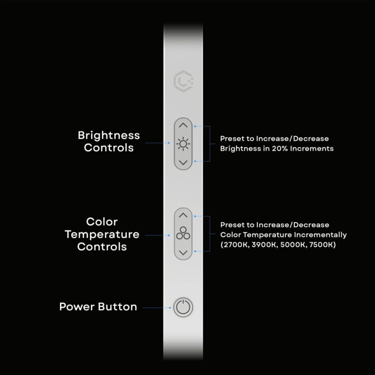 LUME CUBE Edge 2.0 LED Desk Lamp | Dimmable Home Office Desk Light with USB Charging Port & Strong Swing Arm | Adjustable Color Temperature and Brightness | Circle Webcam Light - White - Image 3