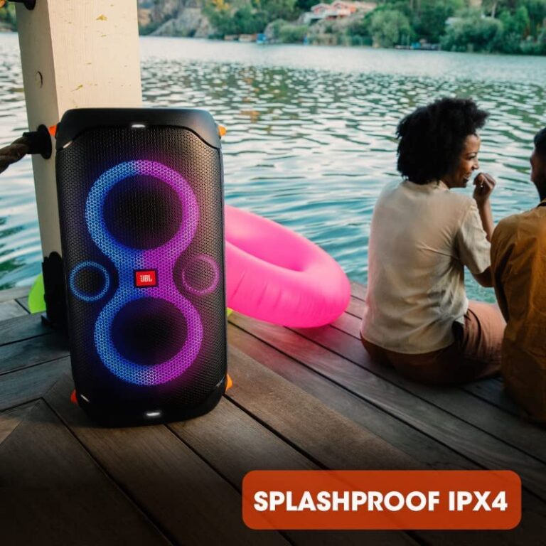 JBL PartyBox 110 - Portable Party Speaker with Built-in Lights, Powerful Sound and deep bass, Black - Image 3