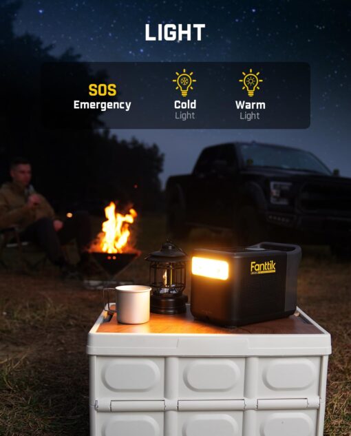 Fanttik X9 Ultra Portable Tire Inflator for Pickup Truck, RV | 3-in-1 Air Pump, Power Station, Flashlight | 6X Faster Inflator with Digital Gauge | Air Compressor for Light Truck, SUV, Compact Car - Image 7