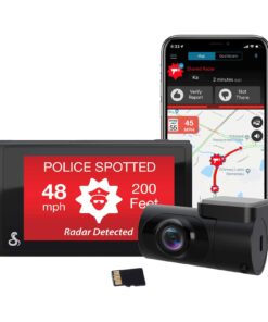 Cobra Smart Dash Cam + Rear Cam (SC 200D) – QHD+ 1600P Resolution, Built-in Wi-Fi & GPS, Voice Commands, Live Police Alerts, Incident Reports, Emergency Mayday, Drive Smarter App, 16GB SD Card Incl.