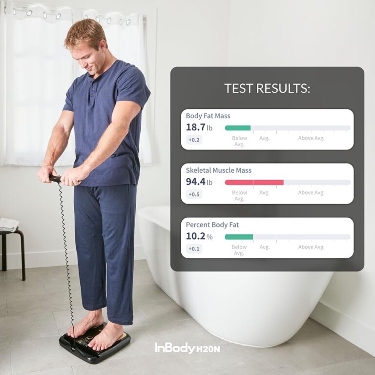 InBody Dial H20 Body Fat Scale - InBody Scale for Body Weight, Fat Percentage and Muscle Mass - Gym Accessory for Men & Women, Body Fat Measurement Device - Bluetooth-Connected, Midnight Black - Image 6