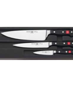 Wüsthof - Three Piece Cook’s Set - 3 1/2" Paring Knife, 6" Utility Knife, and 8" Cook’s Knife (9608)