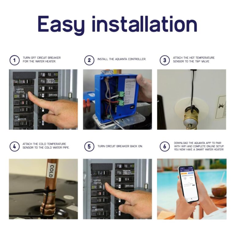 Smart Water Heater Timer: Optimize Hot Water Usage - Compatible with Alexa - Installs in Minutes, No Plumbing Required. Compatible with Gas Water Heaters. - Image 2