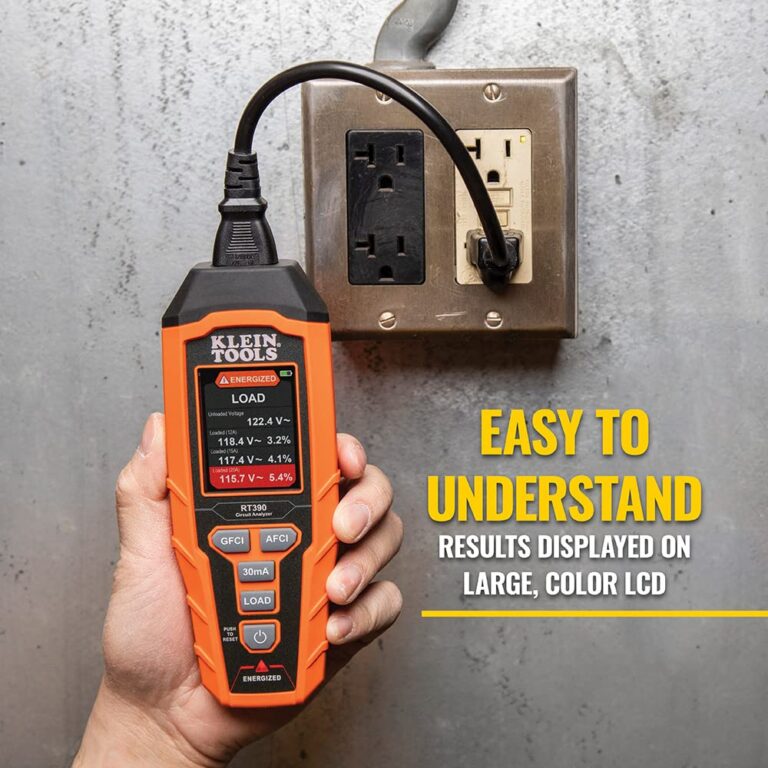 Klein Tools Circuit Analyzer RT390 with LCD and Breaker Finder ET310 for Wiring Faults and GFCI Testing - Image 5