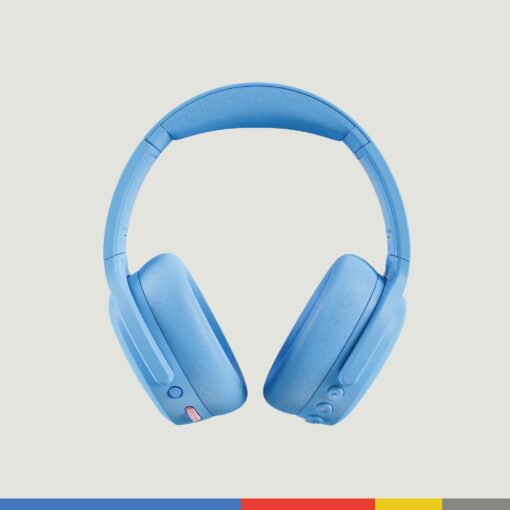 Skullcandy Crusher ANC 2 Over-Ear Noise Canceling Wireless Headphones with Sensory Bass and Extra Charging Cable, 50 Hr Battery, Microphone, Works with Bluetooth Devices - Preppy Summer Resort - Image 5