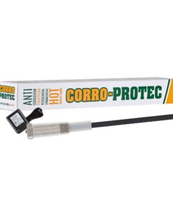 Corro-Protec Powered Anode Rod for Water Heater, 20-Year Warranty, Eliminates Rotten Egg/Sulfur Smell within 24 hours, Stops Corrosion and Reduces Limescale, Electrical Anode Rod Made of Titanium