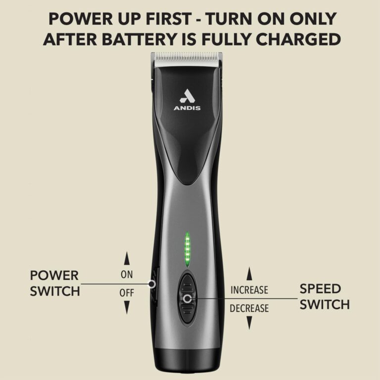 Andis 79160 Supra ZR II Cordless Rechargeable Hair & Beard Trimmer, Detachable Blade Clipper, Lithium-Ion Powerful Battery, Black - Image 2