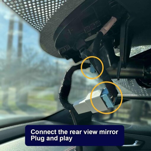 Fitcamx 4K Dash Cam Suitable for Acura MDX 2022 2023 2024 with Auto Dimming (4th Gen), OEM Factory Look, UHD 2160P Video, Built-in WiFi & APP, Loop Recording, G-Sensor, Easy to Install, 64GB Card - Image 3