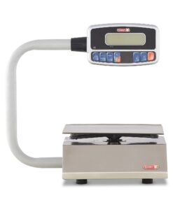 TORREY PZC5/10 Electronics Portion Control Scale, Large LCD Display, Rechargeable Battery, Tare Function, 5 kg/10 lb, Stainless Steel