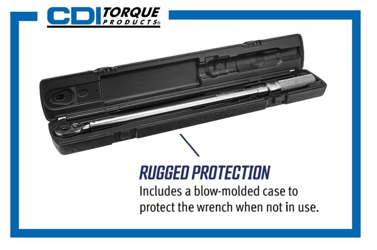 CDI 1501MRMH Dual Scale Micrometer Adjustable Click Style Torque Wrench with Metal Handle - 1/4-Inch Drive - 20 to 150 in. lbs. Torque Range - Image 4