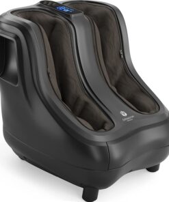 KoolerThings Shiatsu Heated Foot and Calf Massager Machine to Relieve Sore Feet, Ankles, Calfs and Legs, Deep Kneading Therapy, Relaxation Vibration and Rolling & Stimulates Blood Circulation