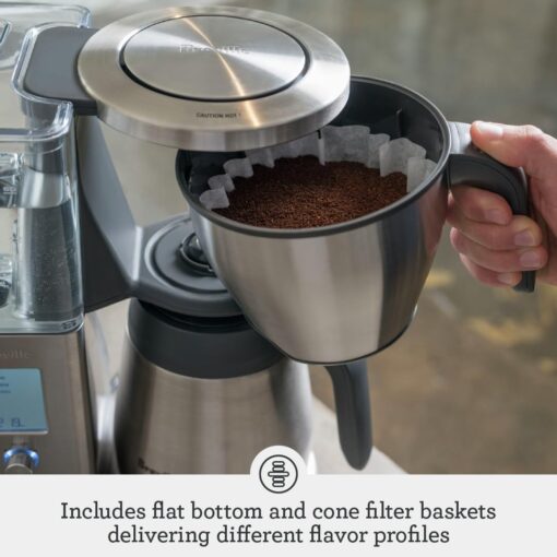 Breville Precision Brewer Drip Coffee Machine, Thermal Carafe, One Size, Brushed Stainless Steel - Image 4