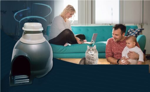 Purrified Air Product Group B - Air Filter Bundle for Pet Owners with Booda Dome Litter Box - Includes Air Purifier, Extra Filter Media Cartridge, Dome Adapter - Quick Odor Elimination - AR Adapter - Image 5