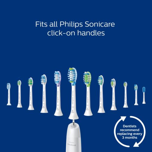 Philips Sonicare ProtectiveClean 6500 Rechargeable Electric Toothbrush, with Pressure Sensor, 3 Cleaning Modes, SmarTimer and QuadPacer, 14-Day Battery Life, Charging Travel Case, Black, HX6462/08 - Image 6