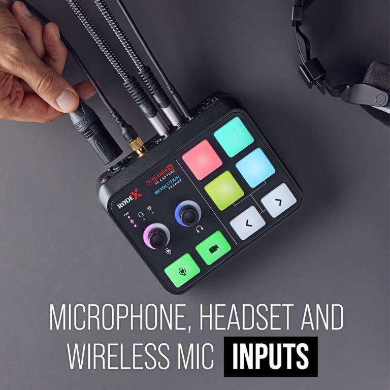 RØDE X Streamer X Professional Integrated Audio Interface and 4K Video Capture Card with XLR, HDMI and TRRS Connectivity for Streaming, Gaming and Content Creation - Image 4