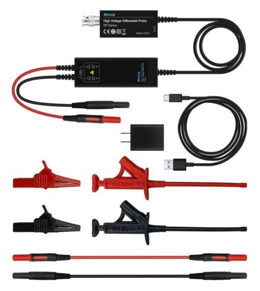 Micsig DP10013 High Voltage Differential Probe 1300V 100MHz 3.5ns Rise Time 50X/500X Attenuation - Image 6