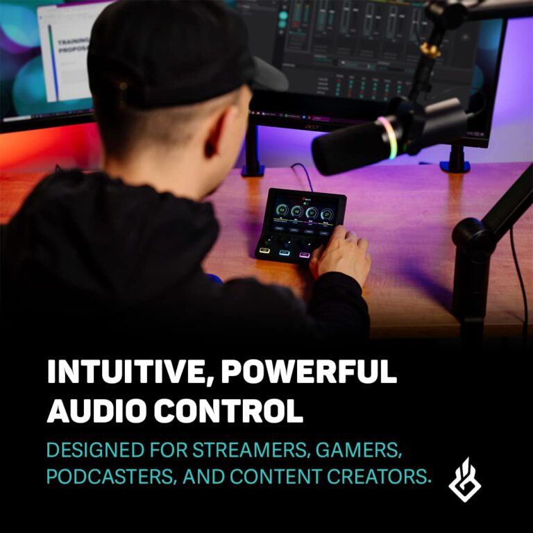 BEACN Mix Create Audio Mixer | Audio Mixer for PC & Mac | C USB Audio Mixer for Content Creators | Gaming & Podcast Mixer, PC Audio Mixer for Twitch & YouTube | Essential Streaming Accessories (Dark) - Image 8