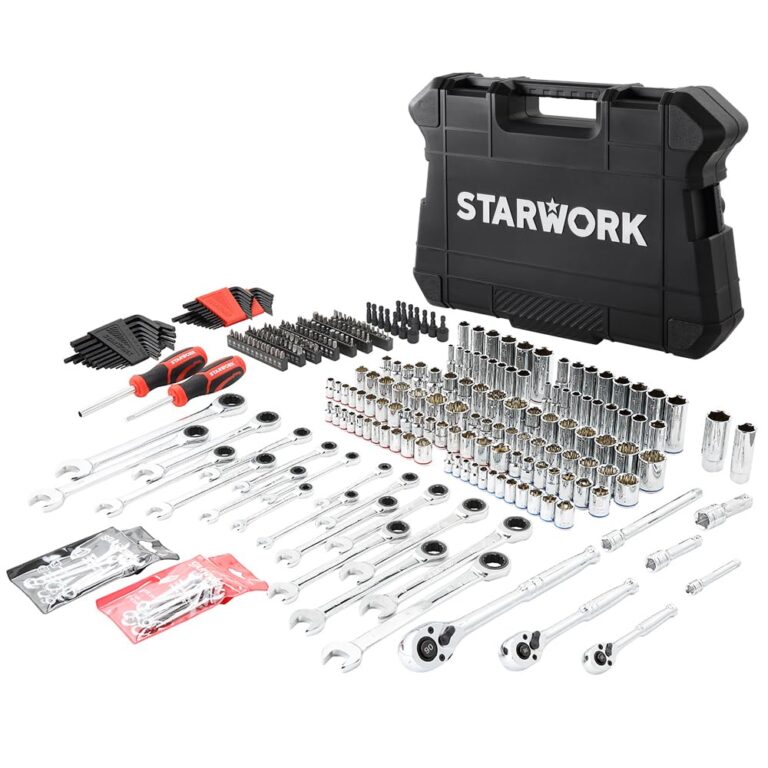 STARWORK True Mechanic 303-Piece Mechanics Tool Set and Socket Set, Professional, SAE/Metric - Image 6