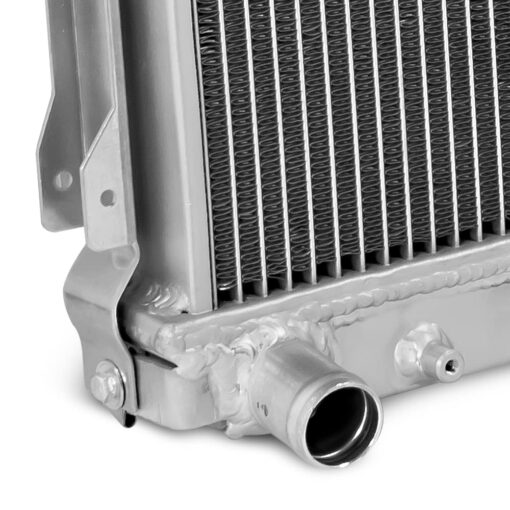 DNA Motoring RA-MM90-2 2-Row Full Aluminum Radiator, 1 Pack,Metallic - Image 2
