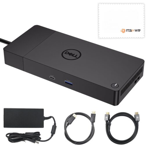 Dell WD19S 180W Docking Station, USB-C, 3 External Display, HDMI, Dual DP, Power Charge up to 130W + ITSPWR Bundle with HDMI 4K Cable + DP Cable+ Cleaning Cloth - Image 3