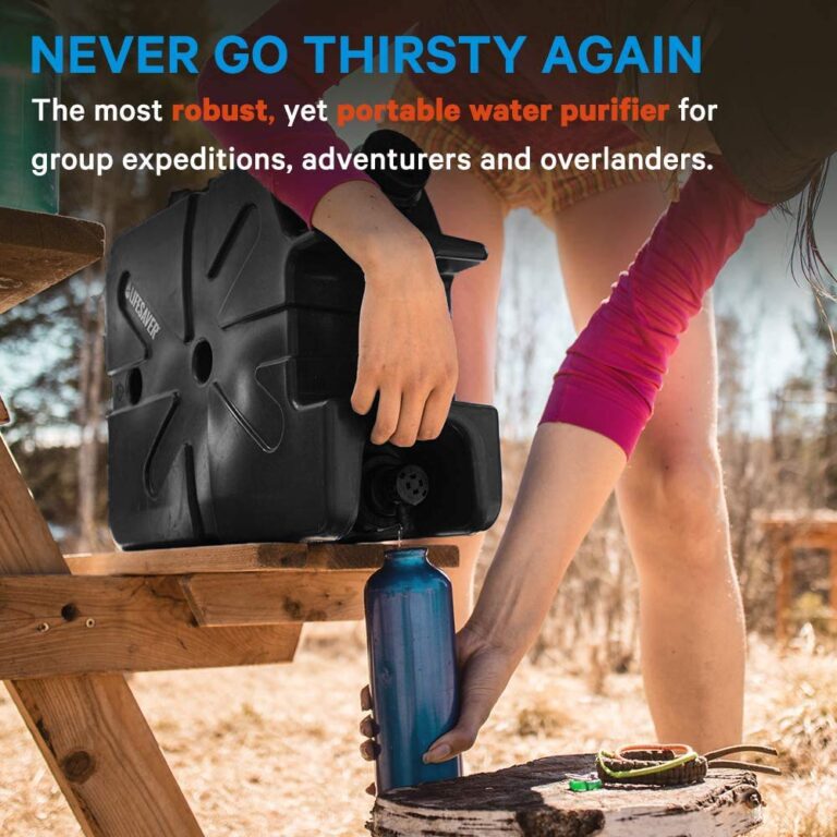 Lifesaver Jerrycan Water Purifier - Military Spec, Heavy Duty Water Purifier for Overlanding, Camping, Hiking, Emergency Preparedness and Survival Kit (Black) - Image 7